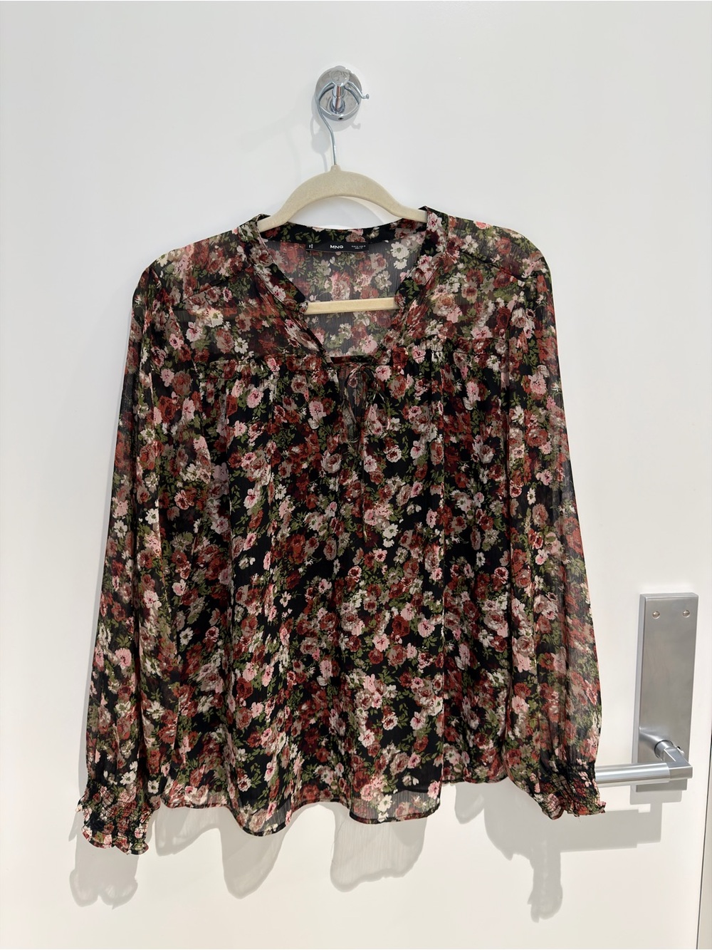 Mango Romantic Floral Blouse - Picture 2 of 7